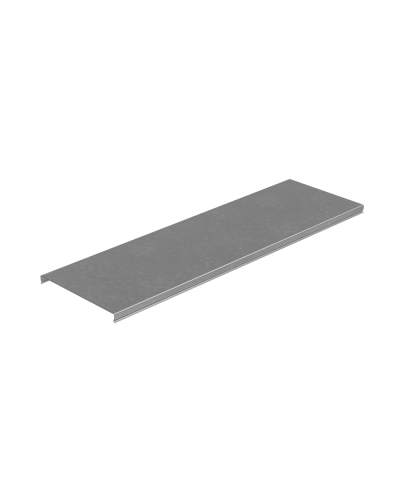 Крышка лотка 200х0,8 L2000 мм ПЛЮС INOX304 КМ-Профиль (KLplus200-0.8-2000 INOX304) в Чебоксарах Аксессуары для лотков Pintop.ru