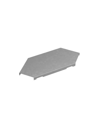 Крышка горизонтального угла 90 гр. 50 мм ПЛЮС HD85 КМ-профиль (KGLplus90-50 HD85) в Чебоксарах Аксессуары для лотков Pintop.ru