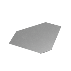 Крышка горизонтального угла 90 гр. 400 мм "ПЛЮС" INOX304 КМ-Профиль (KGLplus90-400 INOX304)