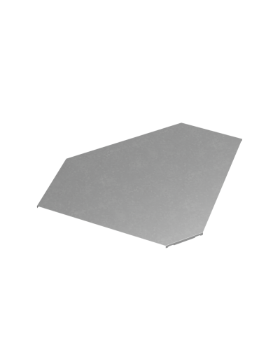 Крышка горизонтального угла 90 гр. 500 мм ПЛЮС HD85 КМ-профиль (KGLplus90-500 HD85) в Чебоксарах Аксессуары для лотков Pintop.ru