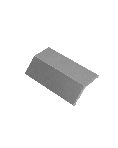 Крышка внешнего вертикального угла 45 гр. 300 мм ПЛЮС HD КМ-Профиль (KVLplus45-300 HD) в Чебоксарах Аксессуары для лотков Pintop.ru