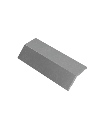 Крышка внешнего вертикального угла 45 гр. 400 мм ПЛЮС КМ-Профиль (KVLplus45-400) в Чебоксарах Аксессуары для лотков Pintop.ru