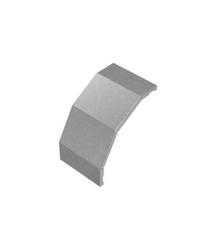 Крышка внешнего вертикального угла 90 гр. 150 мм ПЛЮС HD КМ-Профиль (KVLplus90-150 HD) в Чебоксарах Аксессуары для лотков Pintop.ru