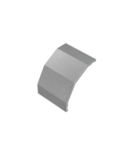 Крышка внешнего вертикального угла 90 гр. 200 мм ПЛЮС HD85 КМ-профиль (KVLplus90-200 HD85) в Чебоксарах Аксессуары для лотков Pintop.ru