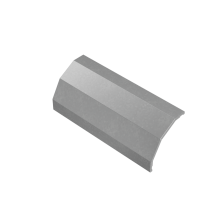 Крышка внешнего вертикального угла 90 гр. 600 мм "ПЛЮС" HD КМ-Профиль (KVLplus90-600 HD)