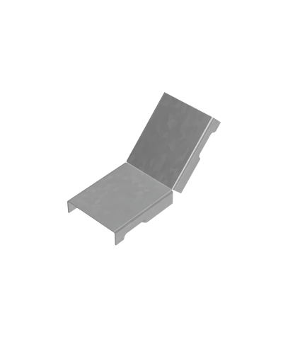 Крышка внутреннего вертикального угла 45 гр. 50 мм ПЛЮС КМ-Профиль (KNLplus45-50) в Чебоксарах Аксессуары для лотков Pintop.ru