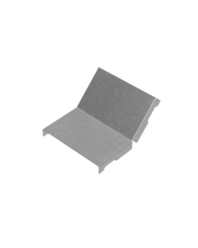 Крышка внутреннего вертикального угла 45 гр. 100 мм ПЛЮС КМ-Профиль (KNLplus45-100) в Чебоксарах Аксессуары для лотков Pintop.ru