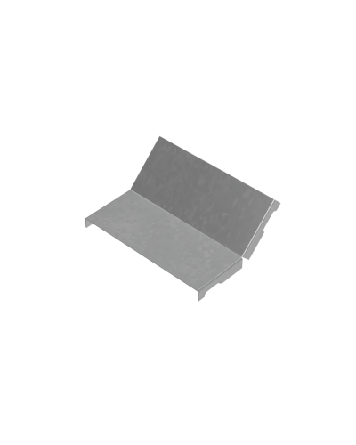 Крышка внутреннего вертикального угла 45 гр. 150 мм ПЛЮС HD КМ-Профиль (KNLplus45-150 HD) в Чебоксарах Аксессуары для лотков Pintop.ru