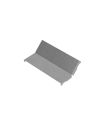 Крышка внутреннего вертикального угла 45 гр. 200 мм ПЛЮС HD КМ-Профиль (KNLplus45-200 HD) в Чебоксарах Аксессуары для лотков Pintop.ru
