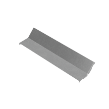 Крышка внутреннего вертикального угла 45 гр. 400 мм "ПЛЮС" HD КМ-Профиль (KNLplus45-400 HD)