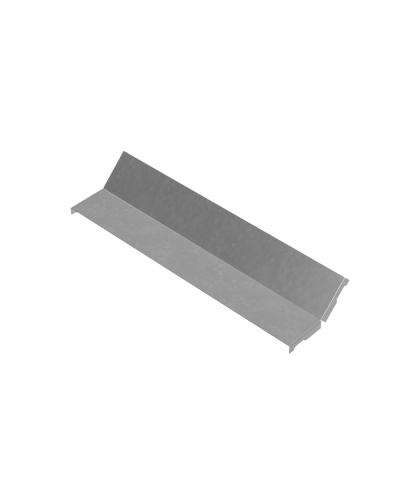 Крышка внутреннего вертикального угла 45 гр. 400 мм ПЛЮС HD КМ-Профиль (KNLplus45-400 HD) в Чебоксарах Аксессуары для лотков Pintop.ru