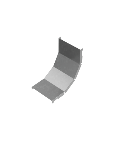 Крышка внутреннего вертикального угла 90 гр. 100 мм ПЛЮС КМ-профиль (KNLplus90-100) в Чебоксарах Аксессуары для лотков Pintop.ru