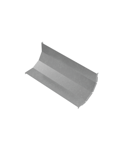 Крышка внутреннего вертикального угла 90 гр. 400 мм ПЛЮС INOX304 КМ-Профиль (KNLplus90-400 INOX304) в Чебоксарах Аксессуары для лотков Pintop.ru