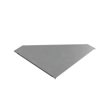 Крышка переходника левого 100-500 мм "ПЛЮС" КМ-Профиль (KPDplus100-500-L)