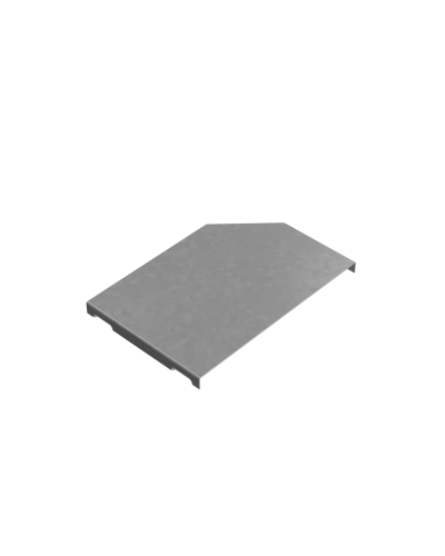 Крышка переходника левого 150-200 мм ПЛЮС КМ-Профиль (KPDplus150-200-L) в Чебоксарах Аксессуары для лотков Pintop.ru