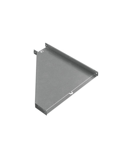 Переходник правый 50х150-600 мм ПЛЮС HD КМ-Профиль (PDplus50-150-600-R HD) в Чебоксарах Аксессуары для лотков Pintop.ru