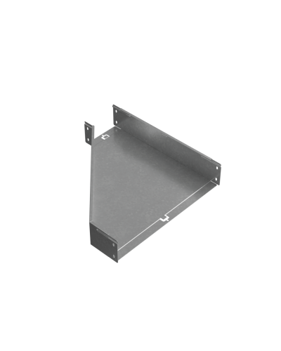 Переходник правый 100х150-500 мм ПЛЮC INOX304 КМ-Профиль (PDplus100-150-500-R INOX304) в Чебоксарах Аксессуары для лотков Pintop.ru