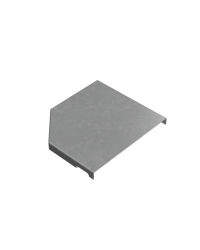 Крышка переходника правого 100-150 мм ПЛЮС КМ-Профиль (KPDplus100-150-R) в Чебоксарах Аксессуары для лотков Pintop.ru