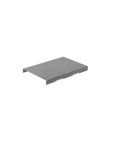 Крышка на угол внешний вертикальный 100х150 мм с разворотом трассы на 180 гр. ПЛЮС HD КМ-Профиль (KVLTDplus90-100-150 HD) в Чебоксарах Аксессуары для лотков Pintop.ru