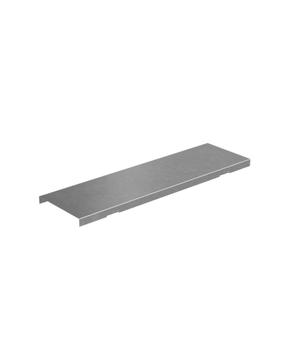 Крышка на вертикальный Т-ответвитель переходник 100-500 мм с разворотом трассы на 90 гр. ПЛЮС (нижняя часть больше исходной) HD КМ-Профиль (KTDPVplus90-100-500 HD) в Чебоксарах Аксессуары для лотков Pintop.ru