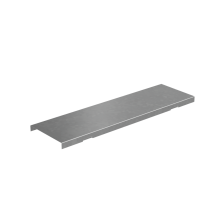 Крышка на вертикальный Т-ответвитель переходник 150-500 мм с разворотом трассы на 90 гр. "ПЛЮС" (нижняя часть больше исходной) HD85 КМ-профиль (KTDPVplus90-150-500 HD85)