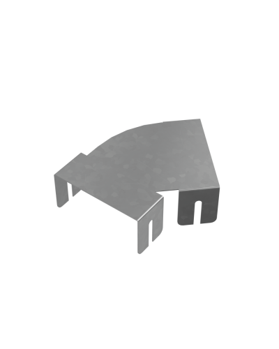 Крышка горизонтально-изменяемого угла 0-45 гр. 50 мм ПЛЮС HD85 КМ-профиль (KIGLplus50 HD85) в Чебоксарах Аксессуары для лотков Pintop.ru