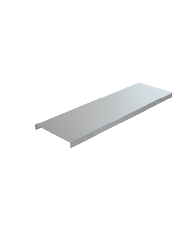 Крышка на вертикальный Т-ответвитель переходник 300-400 мм с разворотом трассы на 90 гр. (нижняя часть больше исходной) КМ-Профиль (KTDPV300-400) в Чебоксарах Аксессуары для лотков Pintop.ru