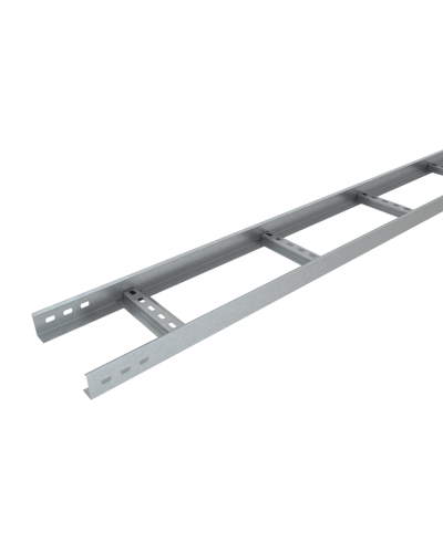 Лоток лестничный 50х150х1,2 L2500 мм HD85 КМ-профиль (LL50-150-1.2-2500 HD85) в Чебоксарах Кабельные лотки Pintop.ru