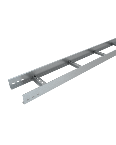 Лоток лестничный 70х100х1,5 L2500 мм КМ-Профиль (LL70-100-1.5-2500) в Чебоксарах Кабельные лотки Pintop.ru