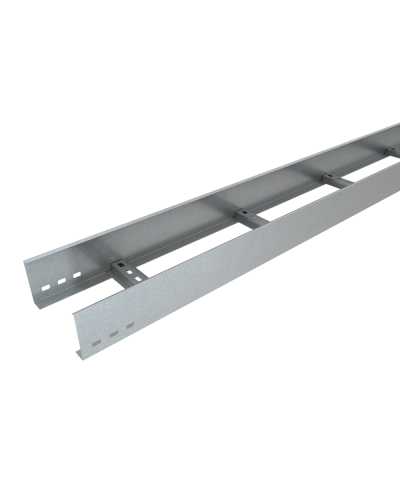 Лоток лестничный 100х300х1,2 L2000 мм HD85 КМ-профиль (LL100-300-1.2-2000 HD85) в Чебоксарах Кабельные лотки Pintop.ru