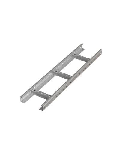 Лоток лестничный 50х400х1,2 L2000 мм INOX304 N КМ-Профиль (LL50-400-1.2-2000 INOX304 N) в Чебоксарах Кабельные лотки Pintop.ru