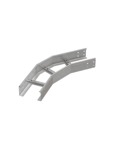 Угол лестничный горизонтальный 45 гр. 100х800х1,5 мм HD85 N КМ-профиль (LGL45-100-800-1.5 HD85 N) в Чебоксарах Аксессуары для лотков Pintop.ru