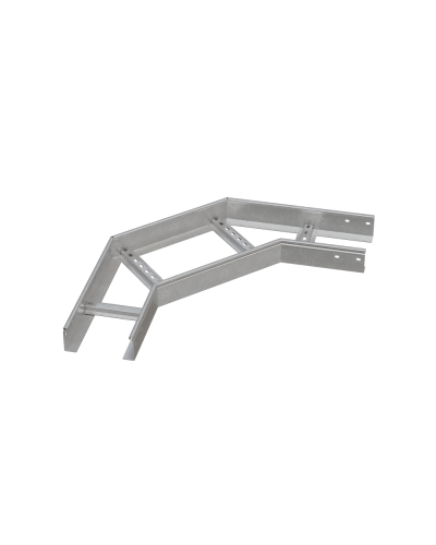 Угол лестничный горизонтальный 90 гр. 80х400х1,5 мм INOX304 N КМ-Профиль (LGL90-80-400-1.5 INOX304 N) в Чебоксарах Аксессуары для лотков Pintop.ru