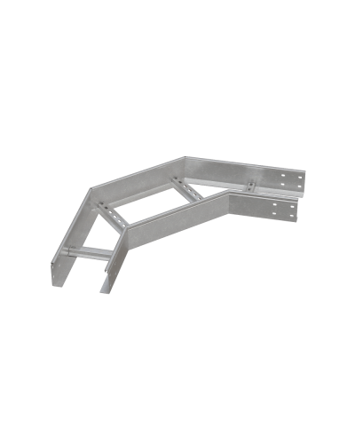 Угол лестничный горизонтальный 90 гр. 100х200х1,5 мм INOX304 N КМ-Профиль (LGL90-100-200-1.5 INOX304 N) в Чебоксарах Аксессуары для лотков Pintop.ru