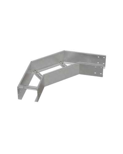 Угол лестничный горизонтальный 90 гр. 150х300х2,0 мм HD85 N КМ-профиль (LGL90-150-300-2.0 HD85 N) в Чебоксарах Аксессуары для лотков Pintop.ru