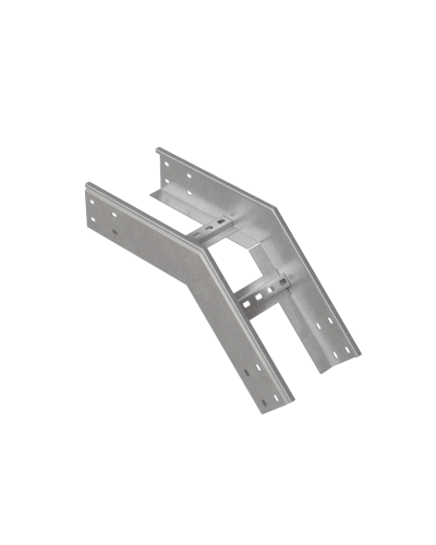 Угол лестничный вертикальный внешний 45 гр. 100х300х1,2 мм INOX304 N КМ-Профиль (LVL45-100-300-1.2 INOX304 N) в Чебоксарах Аксессуары для лотков Pintop.ru