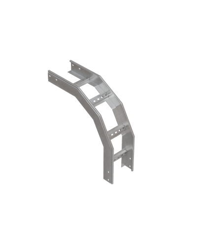 Угол лестничный вертикальный внешний 90 гр. 80х100х1,2 мм HD N КМ-профиль (LVL90-80-100-1.2 HD N) в Чебоксарах Аксессуары для лотков Pintop.ru