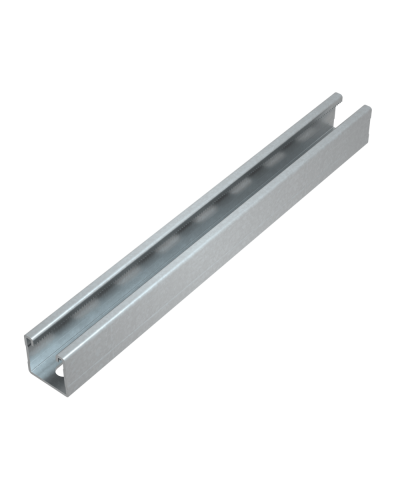 Страт-профиль 41х41 L2700 мм s:1,5 HD КМ-Профиль (STP41-41-2700 HD) в Чебоксарах Аксессуары для лотков Pintop.ru