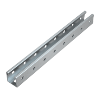 Страт-профиль 41х41 L550 мм s:1,5 (тройная перфорация) HD КМ-Профиль (STP41-41-550 3P HD)