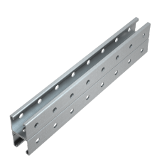 Страт-профиль двойной 41х41 L2400 мм s:1,5 (тройная перфорация) HD85 КМ-профиль (2STP41-41-2400 3P HD85)