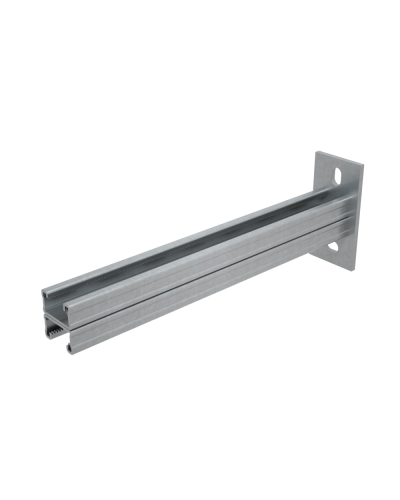 Страт-консоль двойная усиленная 41х21 L250 s:2,5 мм HD85 КМ-профиль (2KSSU21-250 HD85) в Чебоксарах Аксессуары для лотков Pintop.ru