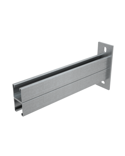 Страт-консоль двойная усиленная 41х41 L150 s:2,5 мм КМ-Профиль (2KSSU41-150) в Чебоксарах Аксессуары для лотков Pintop.ru