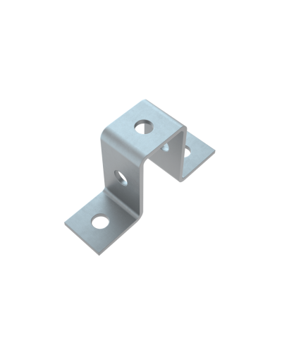 Прямоугольная скоба для страт-профиля 41х72 мм КМ-профиль (PS41-72) в Чебоксарах Держатели, клипсы, скобы Pintop.ru