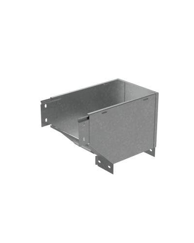 Угол вертикальный внешний R 100х200 мм с разворотом трассы на 90 гр. ПЛЮС HD КМ-Профиль (VLPDplus90-100-200-R HD) в Чебоксарах Аксессуары для лотков Pintop.ru