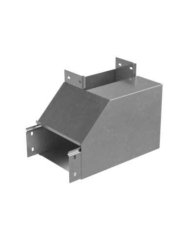 Угол вертикальный внутренний L 80х100 мм с разворотом трассы на 90 гр. ПЛЮС INOX304 КМ-Профиль (NLPDplus90-80-100-L INOX304) в Чебоксарах Аксессуары для лотков Pintop.ru