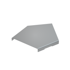 Крышка горизонтального угла 45 гр. 400 мм КМ-Профиль (KGL45-400)