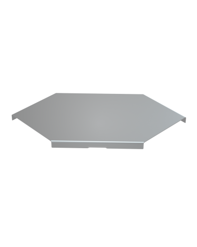 Крышка горизонтального угла 90 гр. 50 мм КМ-Профиль (KGL90-50) в Чебоксарах Аксессуары для лотков Pintop.ru