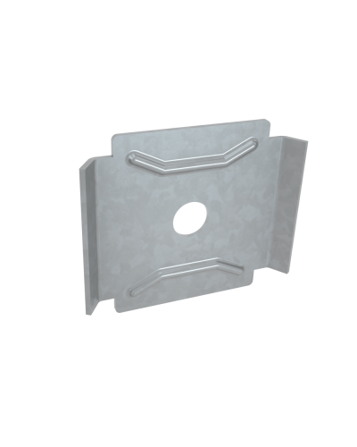 Фиксатор площадка INOX304 КМ-Профиль (FP INOX304) в Чебоксарах Аксессуары для лотков Pintop.ru