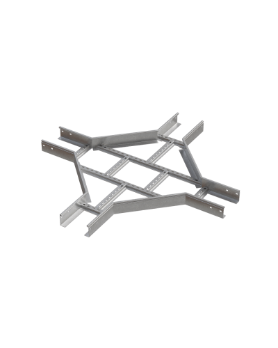 Х-разветвитель лестничный 80х700х2,0 мм HD N КМ-профиль (LXD80-700-2.0 HD N) в Чебоксарах Аксессуары для лотков Pintop.ru