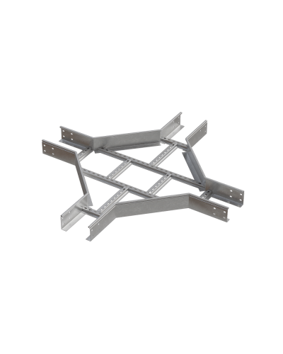 Х-разветвитель лестничный 100х200х2,0 мм N КМ-профиль (LXD100-200-2.0 N) в Чебоксарах Аксессуары для лотков Pintop.ru